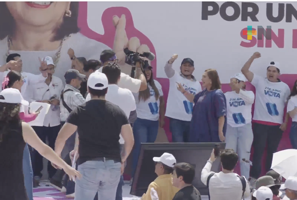 Xóchitl Gálvez promete inversiones y más empleos, desde Aguascalientes